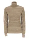 Fabiana Filippi Long-sleeve Turtleneck Sweater In Neutral