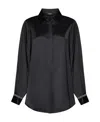 Fabiana Filippi Long-sleeved Button Shirt In Black