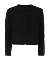 Fabiana Filippi Long-sleeved Cardigan In Black