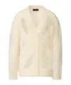 Fabiana Filippi Long-sleeved Cardigan In Neutral