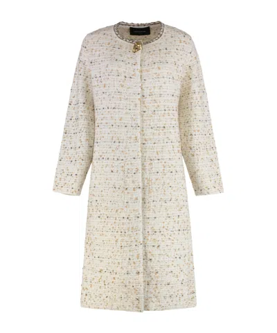 FABIANA FILIPPI FABIANA FILIPPI LONG SLEEVED TWEED COAT