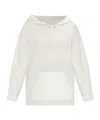 Fabiana Filippi Long-sleeved Hooded Sweatshirt In White