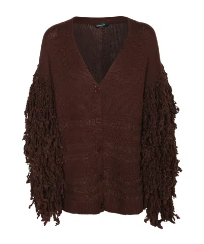 FABIANA FILIPPI LONG-SLEEVED KNITTED CARDIGAN