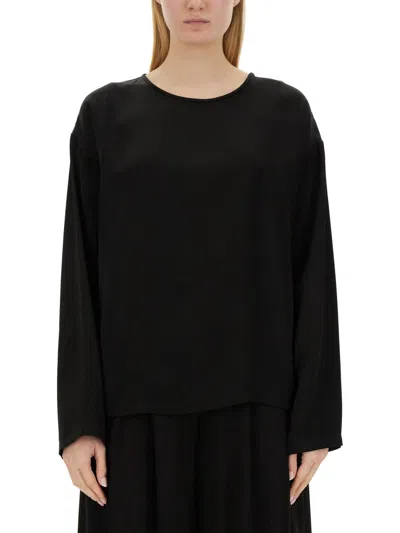 Fabiana Filippi Long-sleeved Shirt In Black