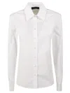 Fabiana Filippi Long-sleeved Shirt In Optic White