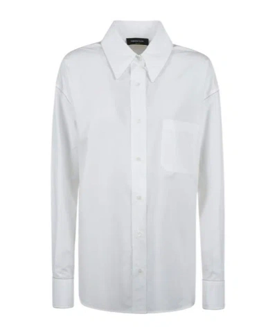 Fabiana Filippi Long-sleeved Straight Hem Shirt