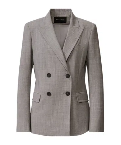 Fabiana Filippi - Woman Blazers Rock Mélange 44 In Gray