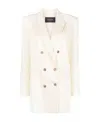 Fabiana Filippi Double-breasted Blazer In White