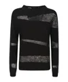 Fabiana Filippi Round Neck Sweater In Black