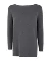 Fabiana Filippi Knitted Wool Sweater In Black