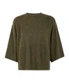 Fabiana Filippi Wool-blend Crew-neck Sweater In Green