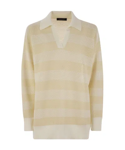Fabiana Filippi Long-sleeved Sweater In Nude