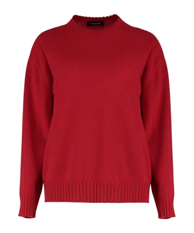 FABIANA FILIPPI EMBELLISHED WOOL CASHMERE SWEATER