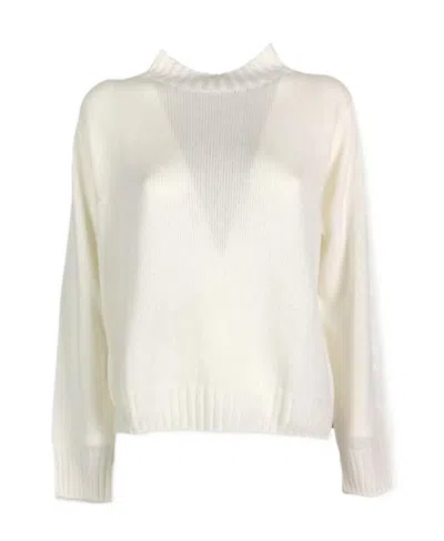 Fabiana Filippi Long-sleeved Sweater In White