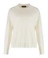 Fabiana Filippi Sweater In Wool And Cashmere In White