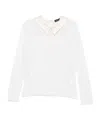 Fabiana Filippi Classic-collar Sweater In White