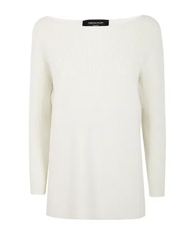 FABIANA FILIPPI FABIANA FILIPPI RIBBED OVERSIZED JUMPER