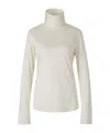 Fabiana Filippi High-neck Long Sleeved T-shirt In White