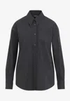 Fabiana Filippi Wool Shirt In Gray