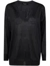 Fabiana Filippi Long Sleeves V-neck Sweater By