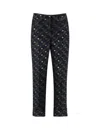Fabiana Filippi Patterned-jacquard Cropped Trousers In Only One Color