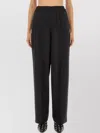 Fabiana Filippi Long Wide Leg Trousers In Black