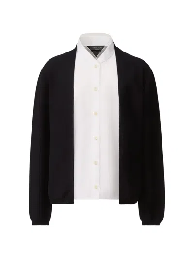 Fabiana Filippi Cardigan Mit Langen Ärmeln In Black