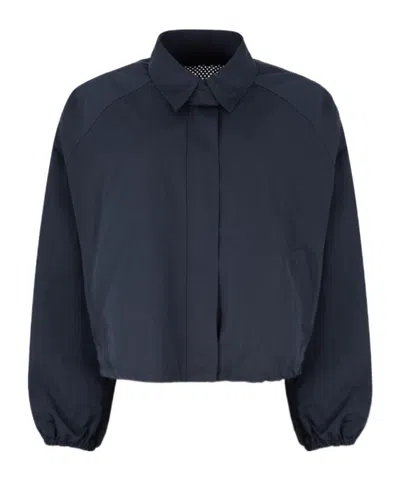 Fabiana Filippi Long-sleeve Casual Jacket In Blue