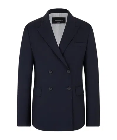 Fabiana Filippi Long-sleeved Suit Jacket In Black