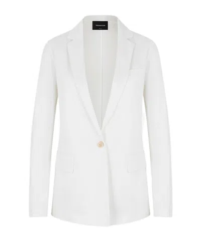 Fabiana Filippi Long-sleeved Suit Jacket In White