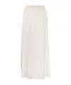 Fabiana Filippi Wide Viscose Trousers In White