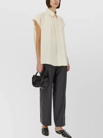 Fabiana Filippi Loose Fit Collared Neck Short Sleeves Shirt