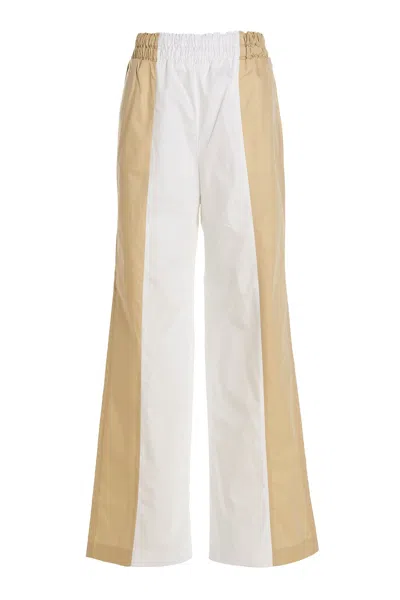 FABIANA FILIPPI FABIANA FILIPPI LOOSE LEG TWO-COLOR PANTS