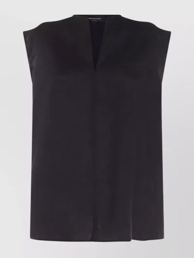 FABIANA FILIPPI LOOSE V-NECK SLEEVELESS TOP
