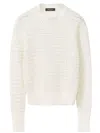 Fabiana Filippi Wool Blend Sweater In Bianco