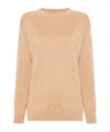 Fabiana Filippi Lurex-detail Sweater In Nude
