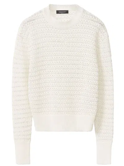 Fabiana Filippi Wool Blend Sweater In Neutral