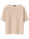 Fabiana Filippi Cotton And Lurex Sweater In Pink