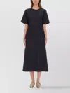 Fabiana Filippi Midi Dress Featuring Lurex Detailing And Flared Skirt