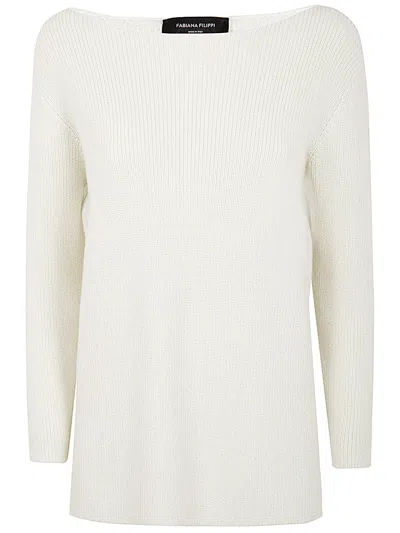FABIANA FILIPPI FABIANA FILIPPI LUREX LONG SLEEVE SWEATER