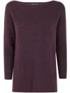 FABIANA FILIPPI LUREX LONG SLEEVE SWEATER,MAD214F073.I962