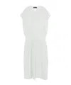 Fabiana Filippi Lurex Midi Dress In White