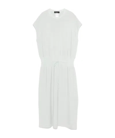 Fabiana Filippi Lurex Midi Dress In White