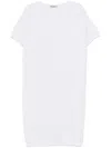Fabiana Filippi Lurex Midi Dress In White