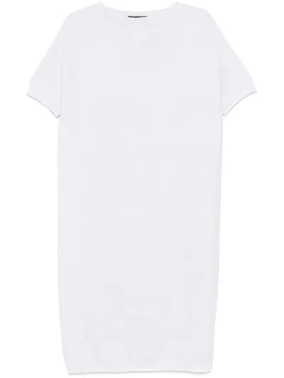Fabiana Filippi Lurex Midi Dress In White