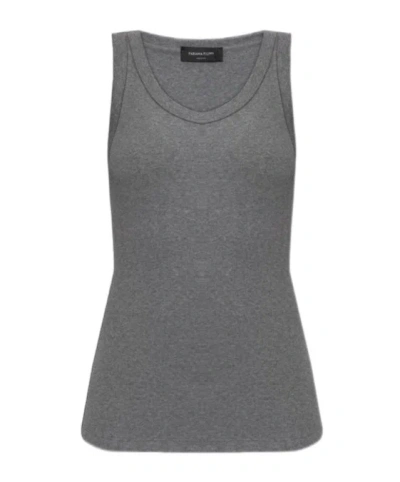 Fabiana Filippi Sequin-embellished Tank Top In Gray