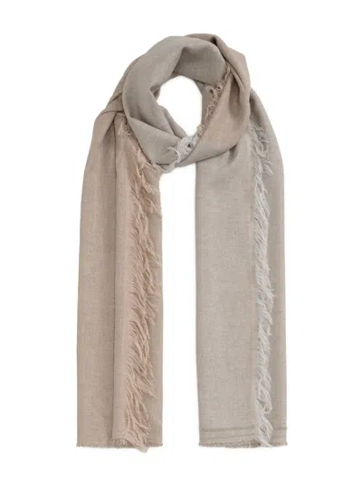 Fabiana Filippi Lurex Scarf In Neutral