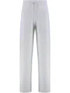 Fabiana Filippi Lurex Straight Trousers In Grey
