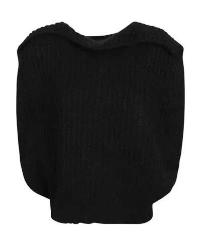 Fabiana Filippi Lurex Sweater In Black