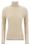 Fabiana Filippi Lurex Sweater Sweaters And Cardigans Gold In Multi